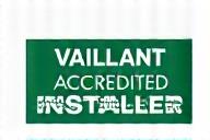 Vaillant Accredited Installer logo